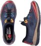 Rieker damesschoenen lage instappers N3271-35 blauw combi - Thumbnail 14