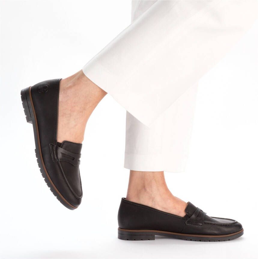 Rieker Instappers Business slipper mocassin instapschoen met geprofileerde loopzool - Foto 10