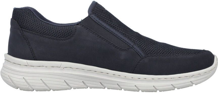 Rieker Instappers Vrijetijdsschoen slipper halfschoen in materiaalmix.