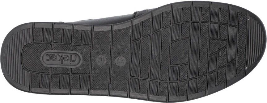 Rieker Instappers Mokassin loafer comfortschoen met ingewikkelde randnaad