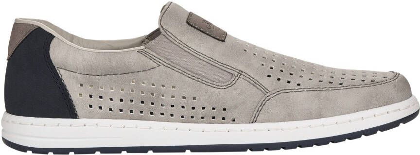 Rieker Instappers slip-on sneaker loafer comfort schoen met elastiek voor goede pasvorm