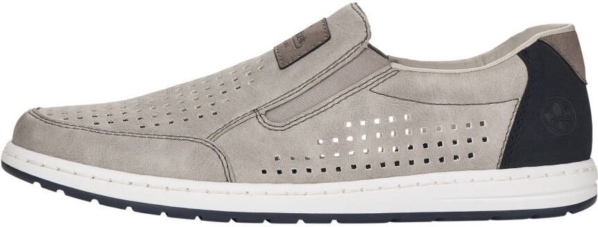 Rieker Instappers slip-on sneaker loafer comfort schoen met elastiek voor goede pasvorm