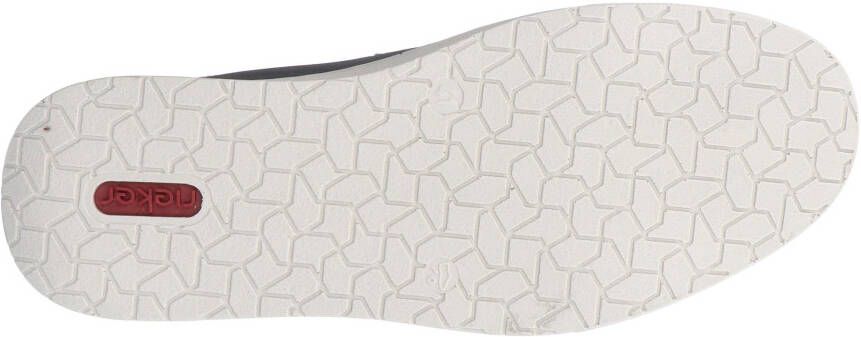 Rieker Instappers Espadrilles zomerschoen met contrasterende decoratieve stiksels