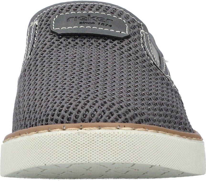 Rieker Instappers Espadrilles zomerschoen met contrasterende decoratieve stiksels