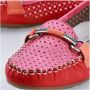 Rieker Instappers moccasin loafer zomerschoen met luchtige perforatie - Thumbnail 13