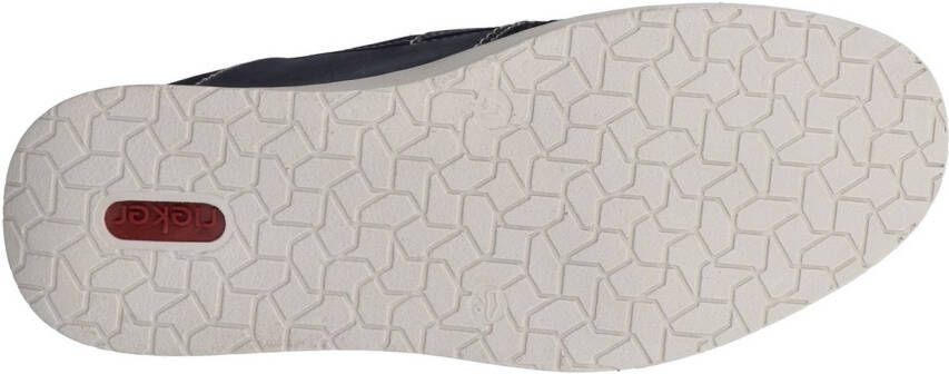 Rieker Instappers Espadrilles zomerschoen met contrasterende decoratieve stiksels