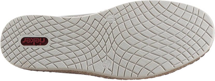 Rieker Espadrilles Zomerschoen slipper vrijetijdsschoen in materiaalmix