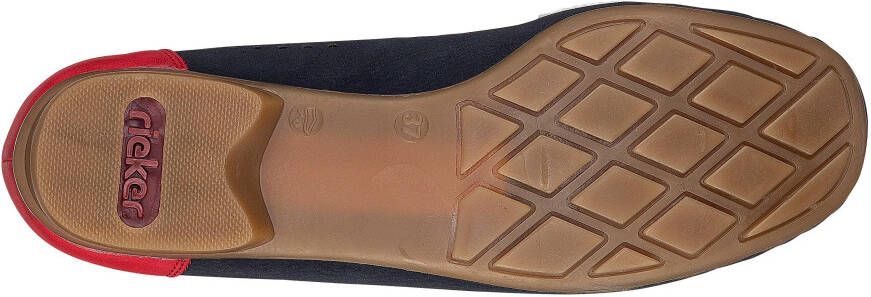 Rieker Mocassins Slipper zomerschoen met mooie siergesp