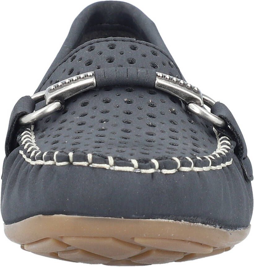 Rieker Mocassins Slipper zomerschoen met mooie siergesp