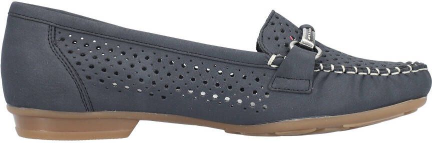 Rieker Mocassins Slipper zomerschoen met mooie siergesp