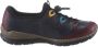 Rieker damesschoenen lage instappers N3271-35 blauw combi - Thumbnail 11
