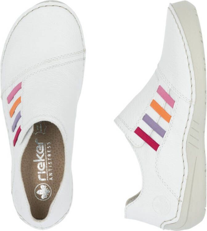 Rieker Instappers Slip-on sneaker instapschoen lage schoen met zachte binnenzool