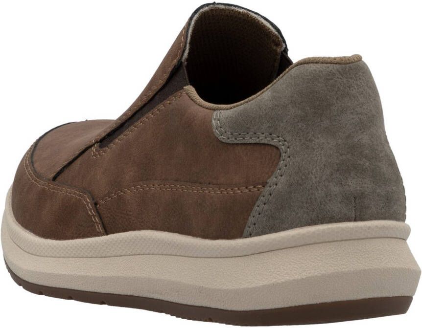 Rieker Instappers slip-on sneaker lage schoen loafer vrijetijdsschoen met elastische band