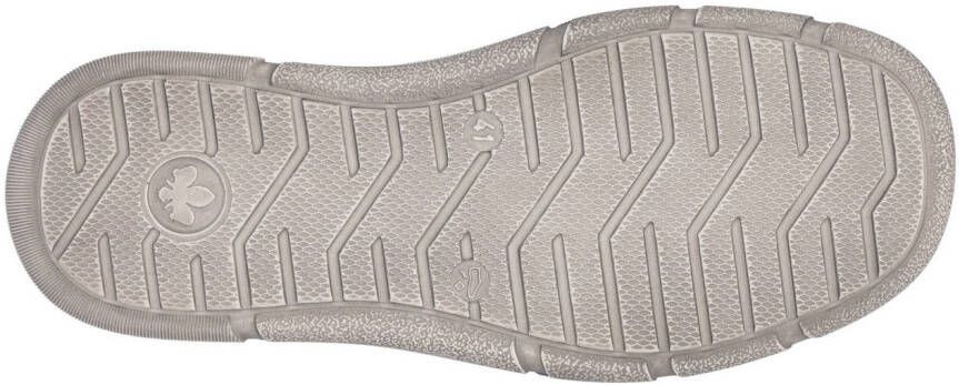 Rieker Instappers slip-on sneaker lage schoen vrijetijdsschoen met schachtpolstering