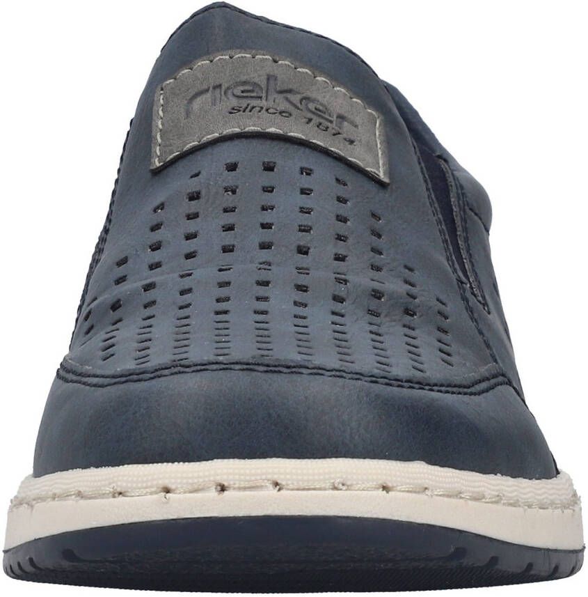Rieker Instappers slip-on sneaker loafer comfort schoen met elastiek voor goede pasvorm