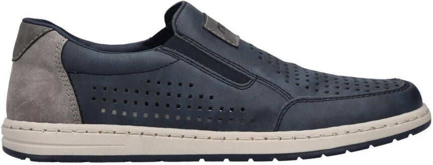 Rieker Instappers slip-on sneaker loafer comfort schoen met elastiek voor goede pasvorm