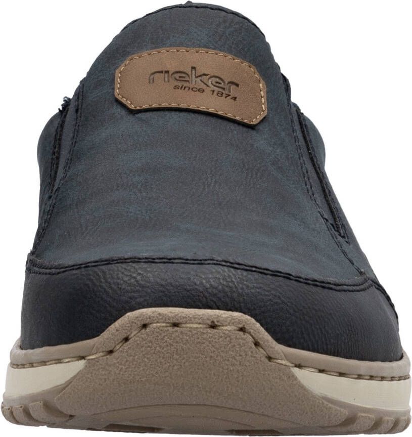 Rieker Instappers slip-on sneaker vrijetijdsschoen lage schoen met elastische band
