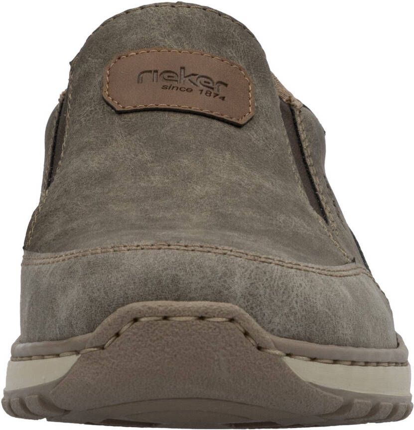 Rieker Instappers slip-on sneaker vrijetijdsschoen lage schoen met elastische band