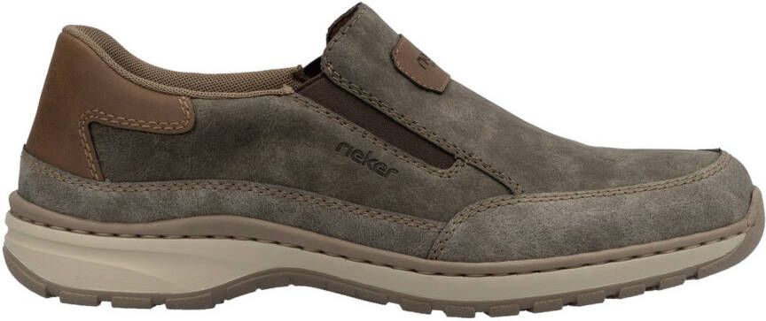 Rieker Instappers slip-on sneaker vrijetijdsschoen lage schoen met elastische band