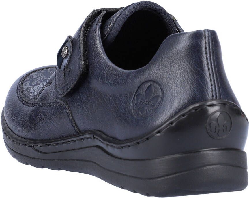 Rieker Klittenbandschoenen met subtiel paisley-patroon