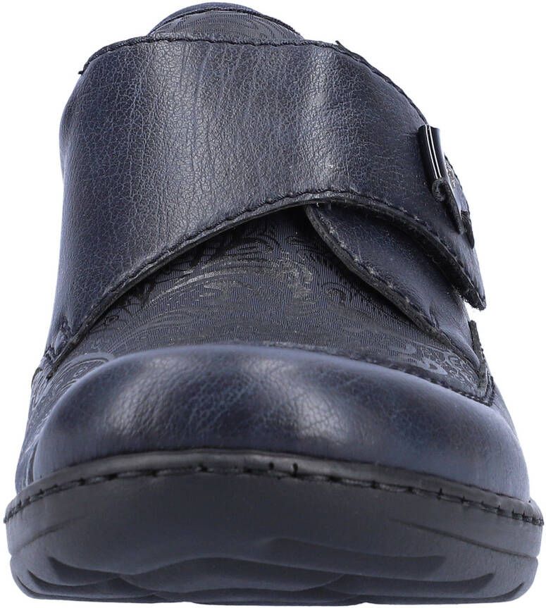 Rieker Klittenbandschoenen met subtiel paisley-patroon