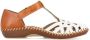 Rieker Witte Strappy Sandalen voor Dames - Thumbnail 4