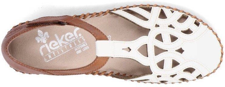 Rieker Witte Strappy Sandalen voor Dames - Foto 5