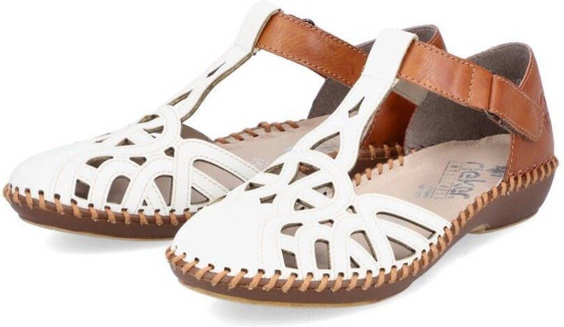 Rieker Witte Strappy Sandalen voor Dames - Foto 6