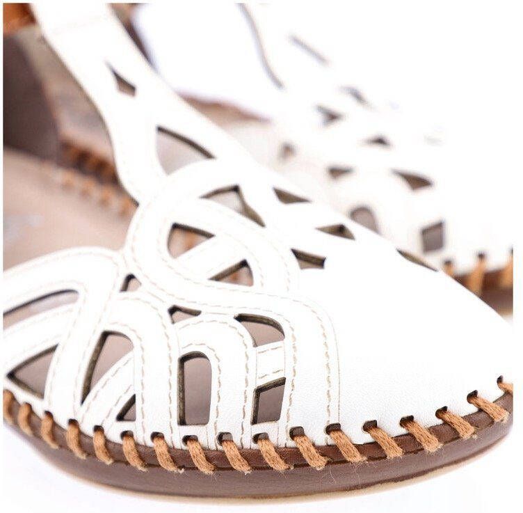 Rieker Witte Strappy Sandalen voor Dames - Foto 7