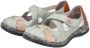 Rieker Klittenbandschoenen Gespschoen slipper zomerschoen met cut-outs - Thumbnail 8