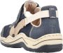 Rieker Klittenbandschoenen instapschoen slip-on sneaker met contrasterende sierstiksels - Thumbnail 6