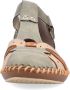 Rieker Klittenbandschoenen met contrastnaden - Thumbnail 6