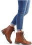 Rieker Hoge veterschoen Cognac - Thumbnail 3