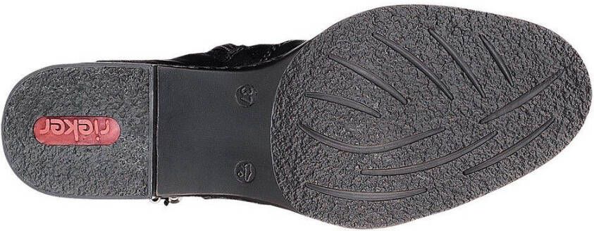 Rieker Cowboylaarsjes western enkellaars met sierbanden smalle vorm