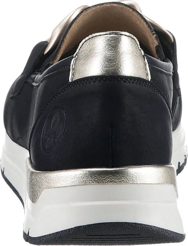 Rieker Slip-on sneakers Slipper vrijetijdsschoen met verwijderbare binnenzool