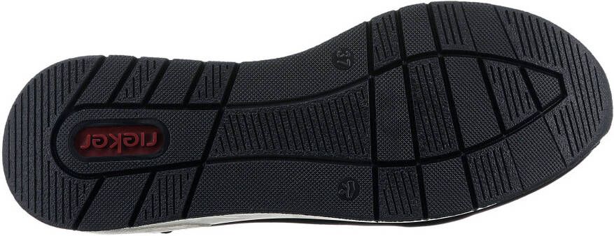 Rieker Slip-on sneakers Slipper vrijetijdsschoen met verwijderbare binnenzool