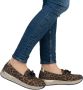 Rieker Loafers slippers slip-on sneakers lage schoen met modieuze decoratieve ketting - Thumbnail 4