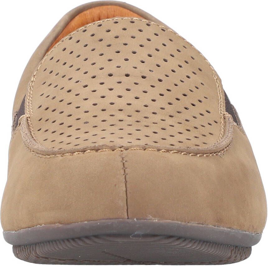 Rieker Mocassins Slipper loafer comfort schoen met geperforeerde schacht