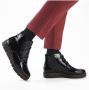 Rieker Plateaulaarsjes veterschoenen enkellaars wedge laarzen met aantrek-lus in glanzend look - Thumbnail 5