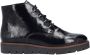 Rieker Plateaulaarsjes veterschoenen enkellaars wedge laarzen met aantrek-lus in glanzend look - Thumbnail 7