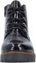 Rieker Plateaulaarsjes veterschoenen enkellaars wedge laarzen met aantrek-lus in glanzend look - Thumbnail 11