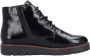 Rieker Plateaulaarsjes veterschoenen enkellaars wedge laarzen met aantrek-lus in glanzend look - Thumbnail 12