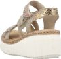 Rieker Metallic Plateau Sandaal met Print Multicolor Dames - Thumbnail 7