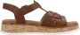 Rieker Sandalen Dames Cognac - Thumbnail 8
