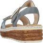 Rieker Plateausandalen Sandalette zomerschoen sleehaksandaal met praktische klittenbandsluitingen - Thumbnail 13