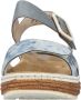 Rieker Plateausandalen Sandalette zomerschoen sleehaksandaal met praktische klittenbandsluitingen - Thumbnail 4