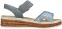 Rieker Plateausandalen Sandalette zomerschoen sleehaksandaal met praktische klittenbandsluitingen - Thumbnail 5