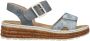 Rieker Plateausandalen Sandalette zomerschoen sleehaksandaal met praktische klittenbandsluitingen - Thumbnail 6