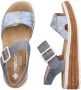 Rieker Plateausandalen Sandalette zomerschoen sleehaksandaal met praktische klittenbandsluitingen - Thumbnail 9