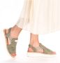 Rieker Plateausandalen wedge sandaal zomerschoen met jute rand aan de loopzool - Thumbnail 10